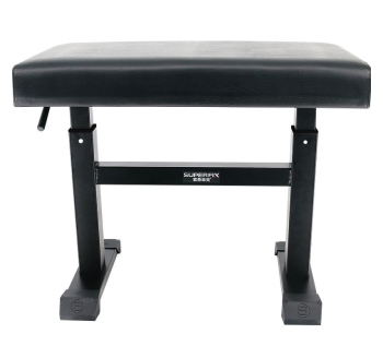 【专业款】金属皮面液压钢琴凳-亚黑