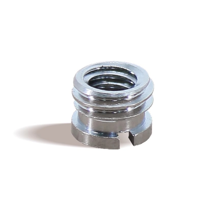 1/4母转3/8公螺纹-白镍