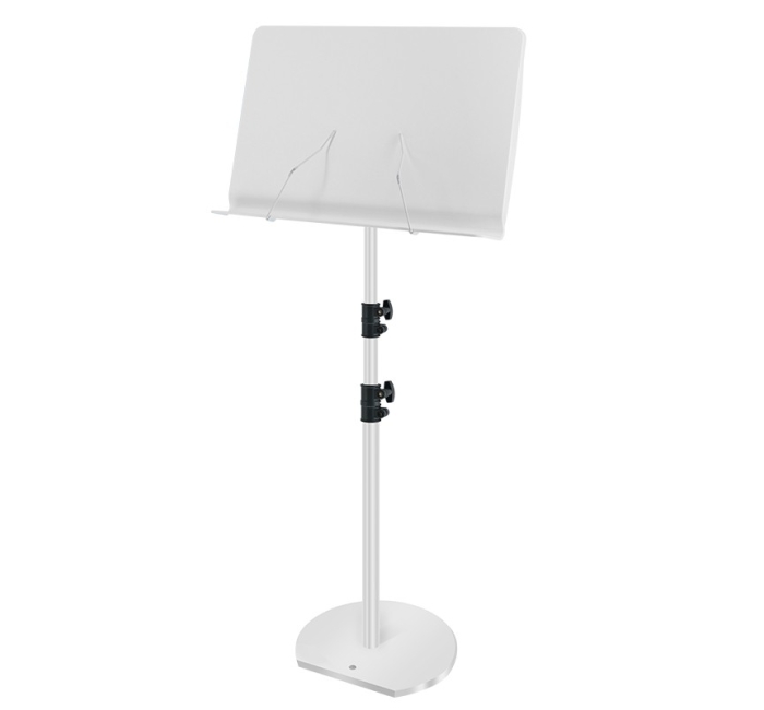 D型靠墙乐谱架-白色