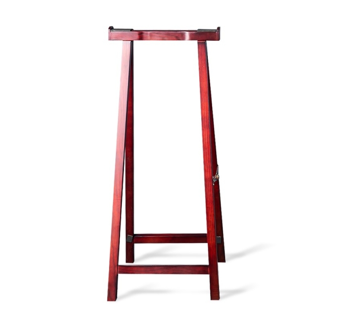 古筝A架-深红木色